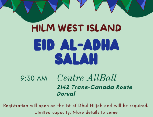 Eid Al-Adha Prayer 2022 – West Island